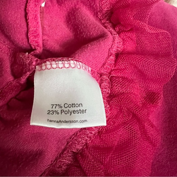 Hanna Anderson Pink Velour Dress, 80 - Picture 4 of 4